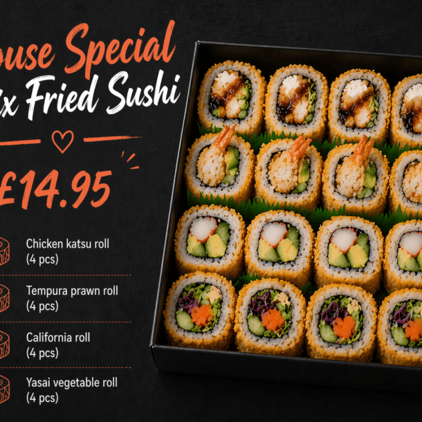 House Special Mix Fried Sushi