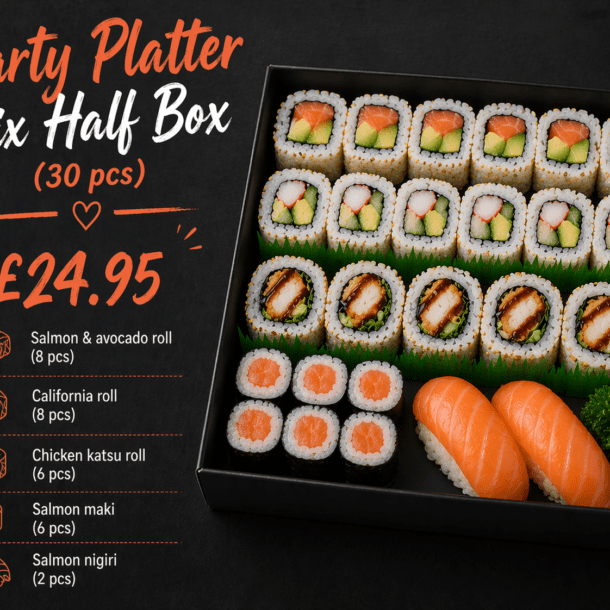 Party Platter Mix Half Box (30 pcs)