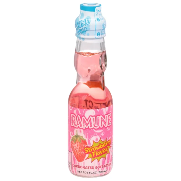 Ramune Japanese Lemonade - Strawberry