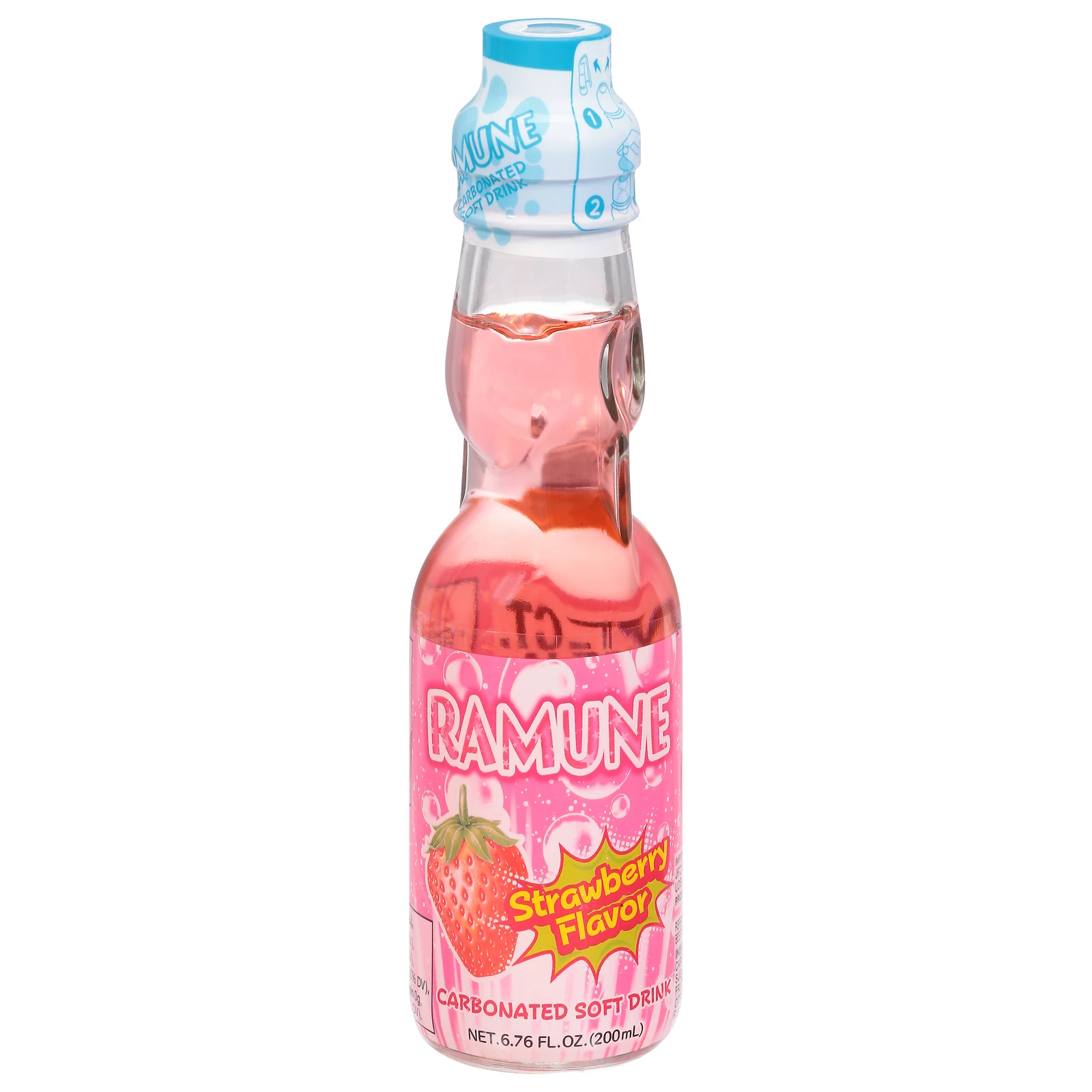 Ramune Japanese Lemonade - Strawberry