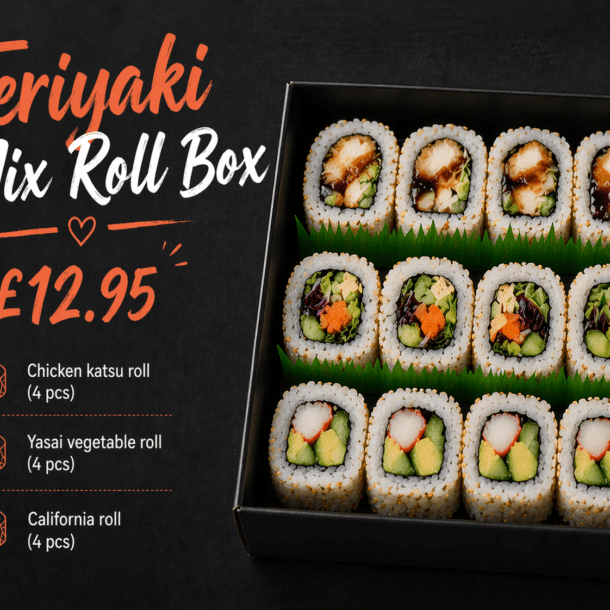 Teriyaki Mix Roll Box