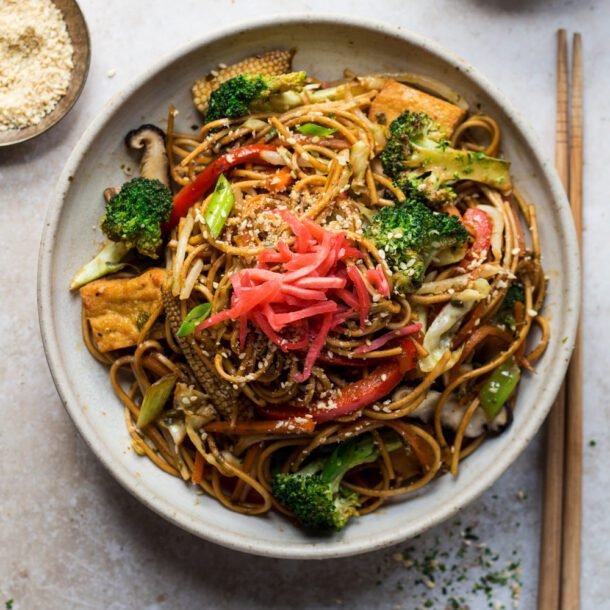 Yaki Soba – Yasai | Mushroom Without Egg