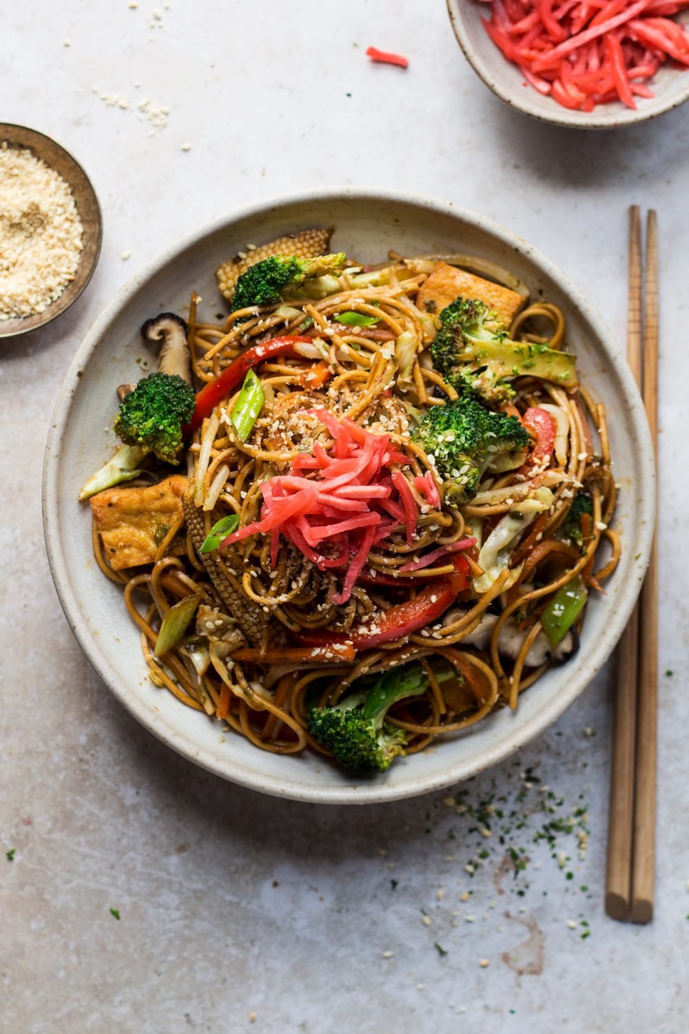Yaki Soba – Yasai | Mushroom Without Egg