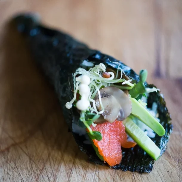 Salmon Avocado Hand Roll