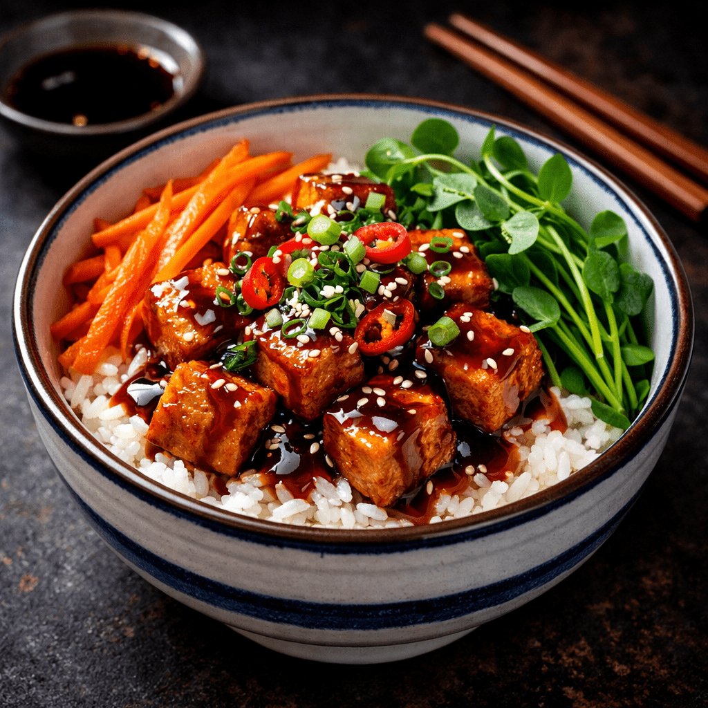 Tofu Teriyaki Donburi